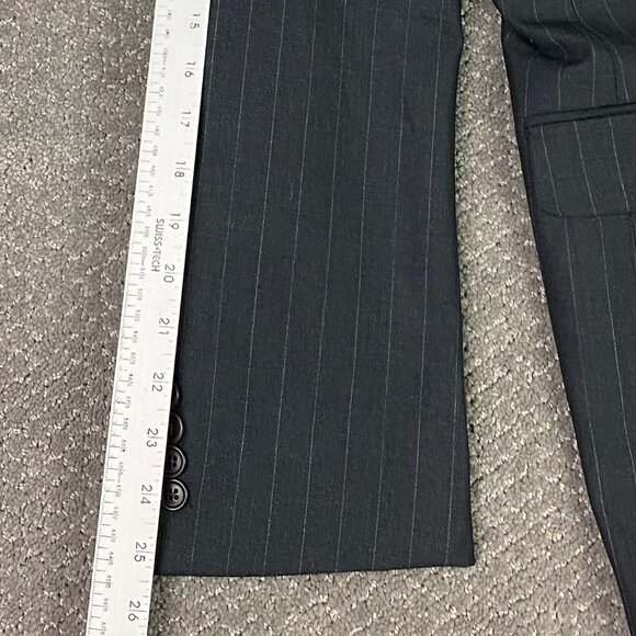 Brooks Brothers 346 Stretch 2 Piece Suit Mens 41L Pants 38 x 30.5 Gray Pinstripe - Picture 9 of 16